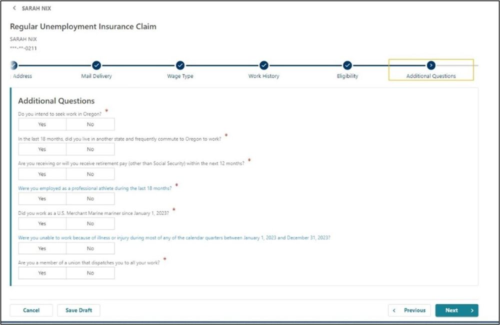 Additional Questions